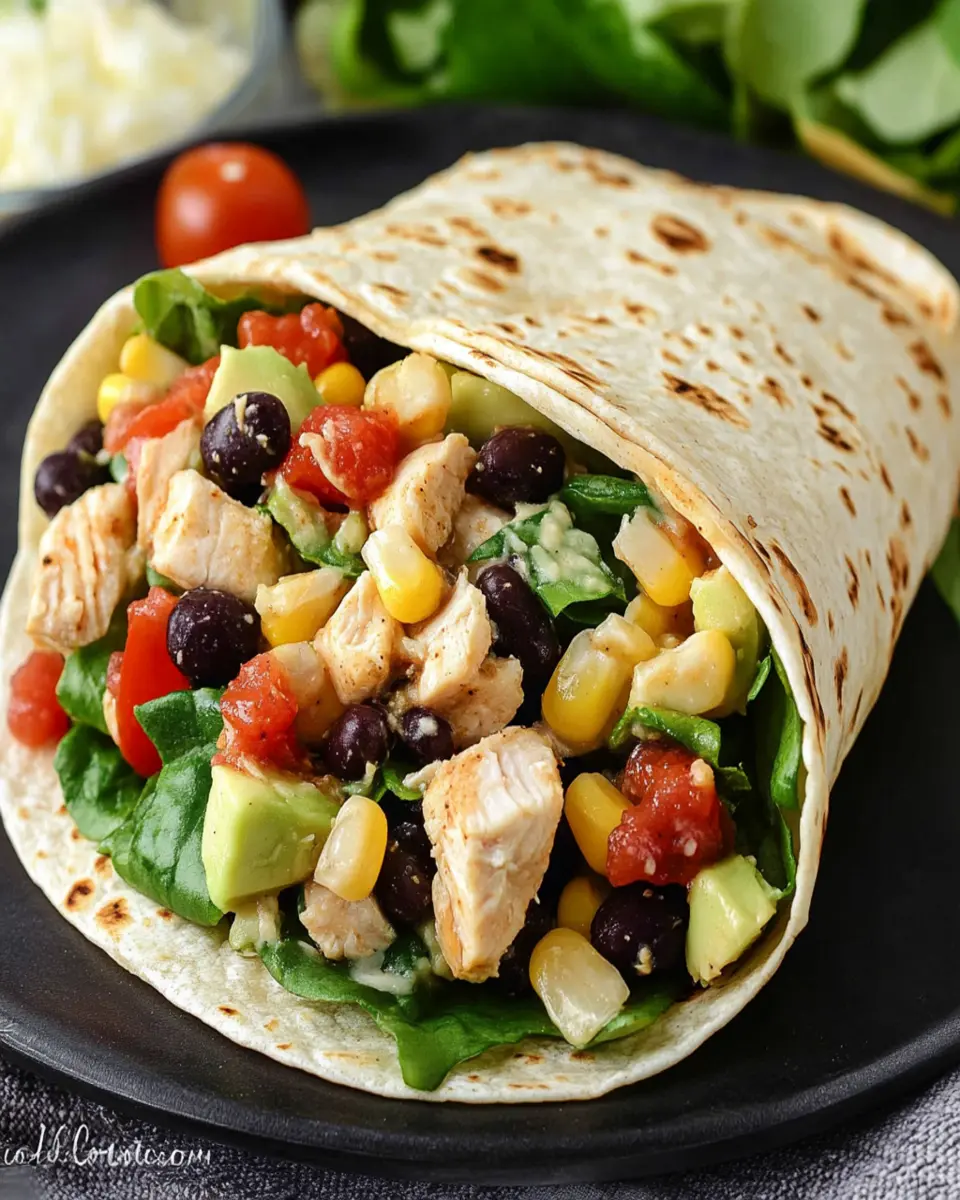 Southwest Chicken Wrap First Image First Image