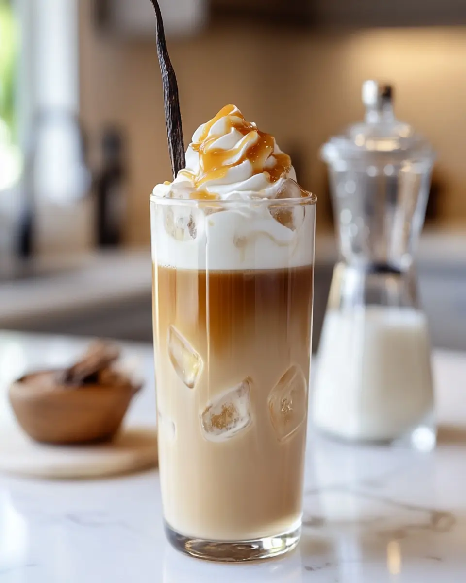 How to Make an Iced Vanilla Latte (5 Minutes!) First Image First Image