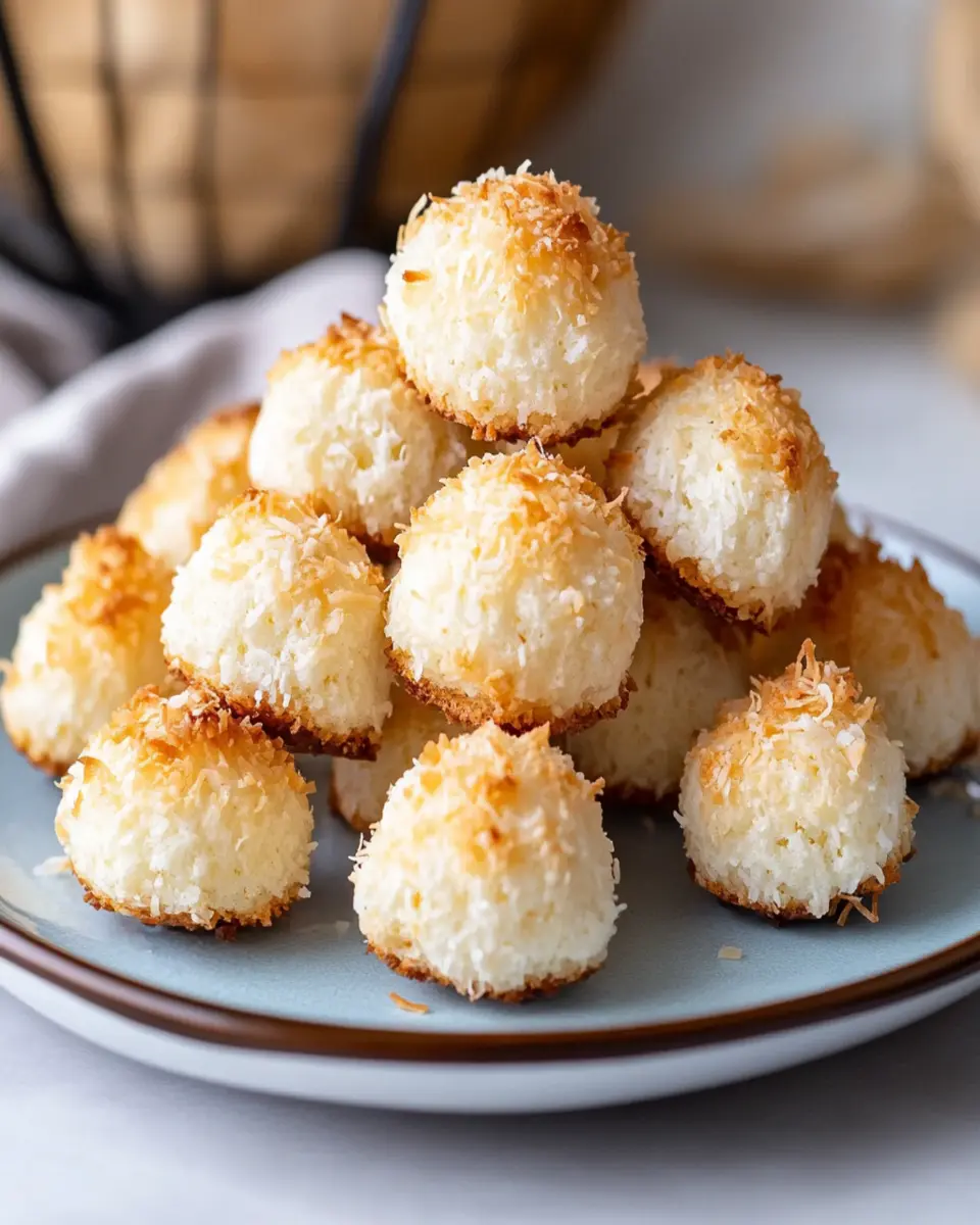 3-Ingredient Coconut Macaroons (20-Minute, Nonna’s Recipe) First Image First Image