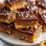 Caramel Pretzel Crack Bars First Image First Image