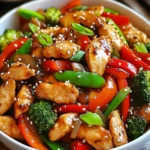 Fiery Garlic Chicken Stir Fry: Spicy Delight in 30 Minutes First Image First Image