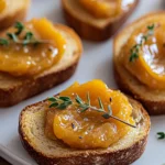 Pumpkin Butter Crostini with Thyme First Image First Image