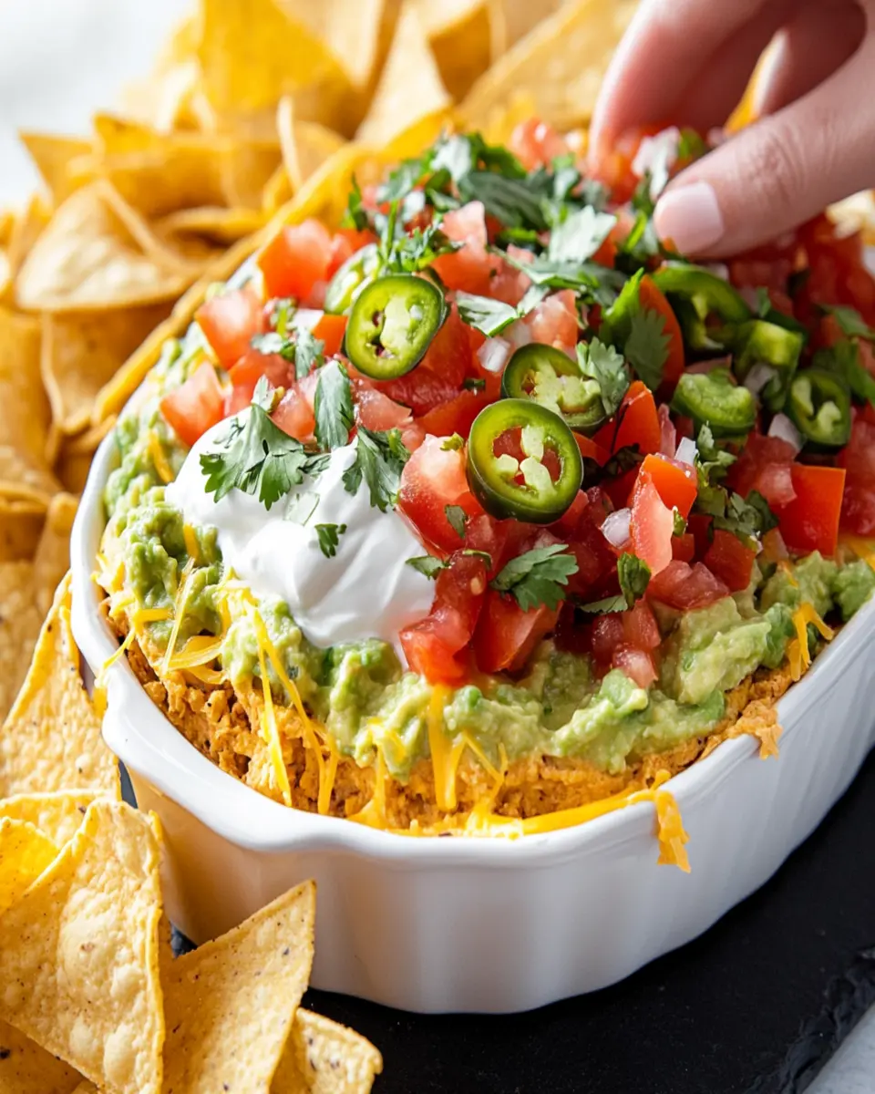 Easy Taco Dip Recipe First Image First Image