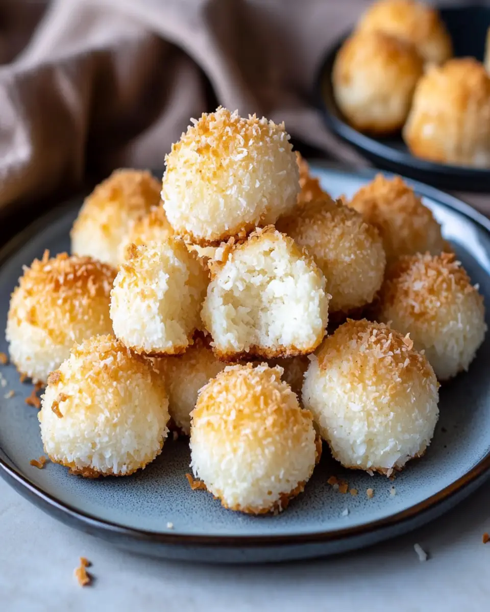 3-Ingredient Coconut Macaroons (20-Minute, Nonna’s Recipe) First Image First Image