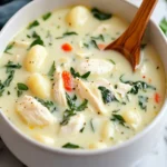 Stovetop Chicken and Gnocchi Soup (Olive Garden Copycat) First Image First Image