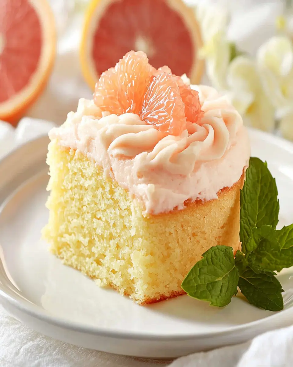 Mini Grapefruit Cake First Image First Image
