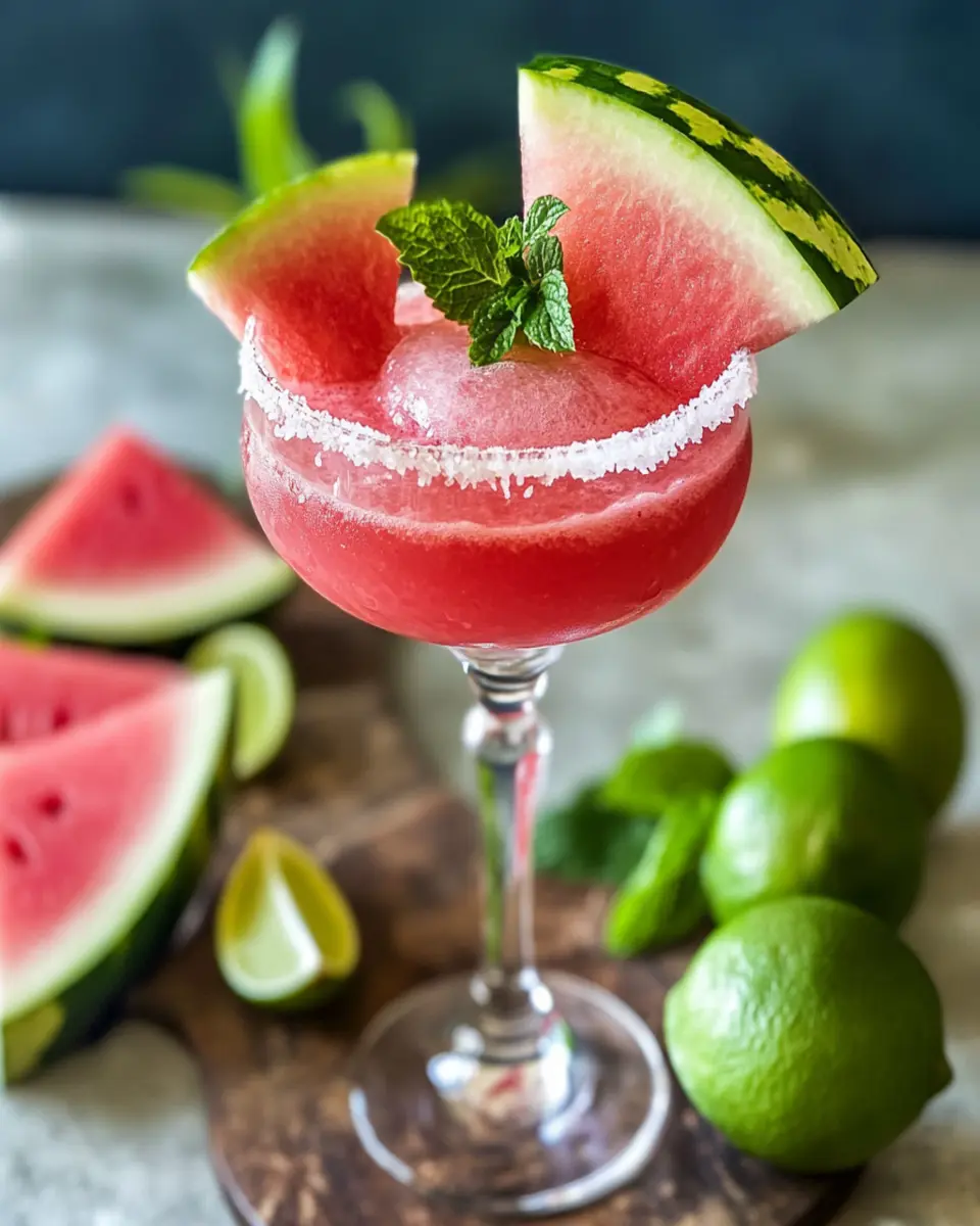 Frozen Watermelon Margarita First Image First Image