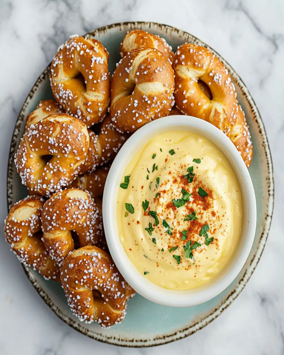 Easy Pretzel Cheese Dip First Image First Image