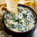 Crockpot Spinach Artichoke Dip First Image First Image
