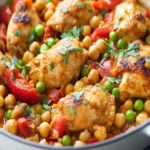 One Pot Spanish Chickpea Chicken First Image First Image