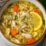 Lemon Chicken Orzo Soup First Image First Image