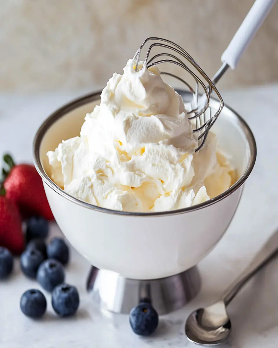 How to Make Whipped Cream First Image First Image