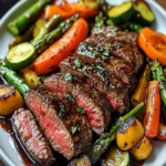 One Pan Balsamic Steak and Veggies First Image First Image