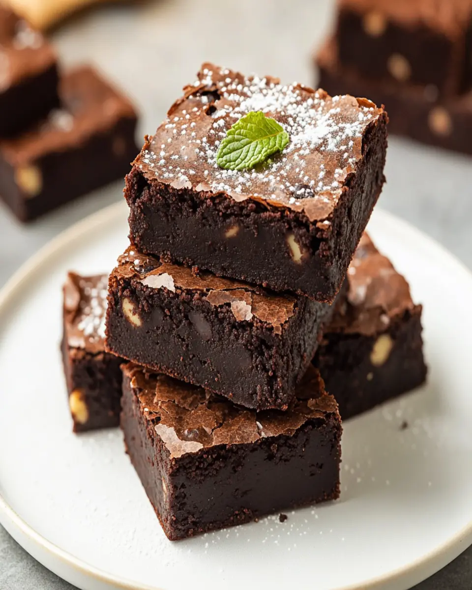 Fudgy Black Bean Brownies First Image First Image