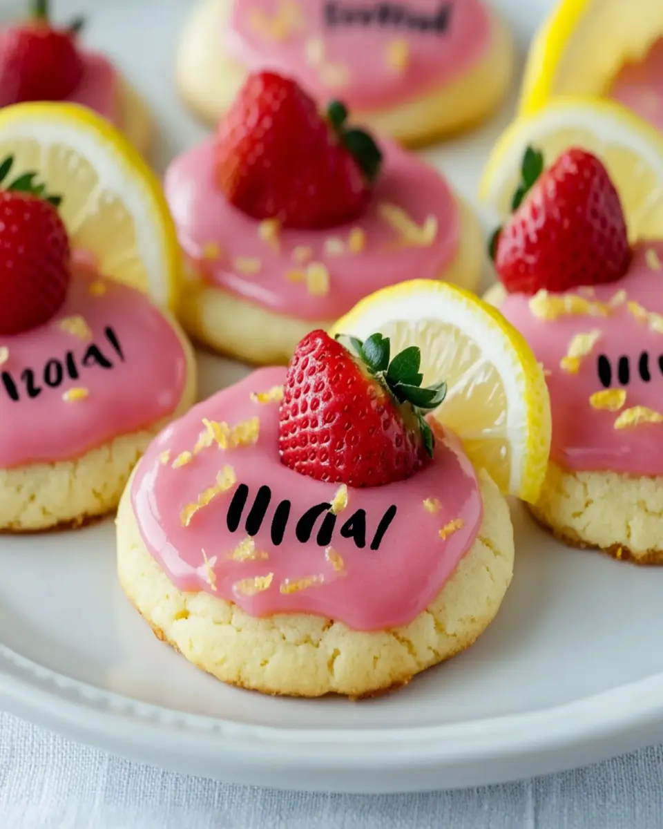 Strawberry Lemonade Cookies: A Sweet Summer Delight First Image First Image