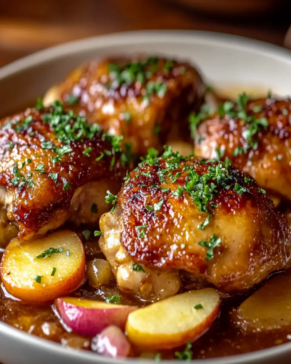 Skillet Apple Cider Chicken First Image First Image