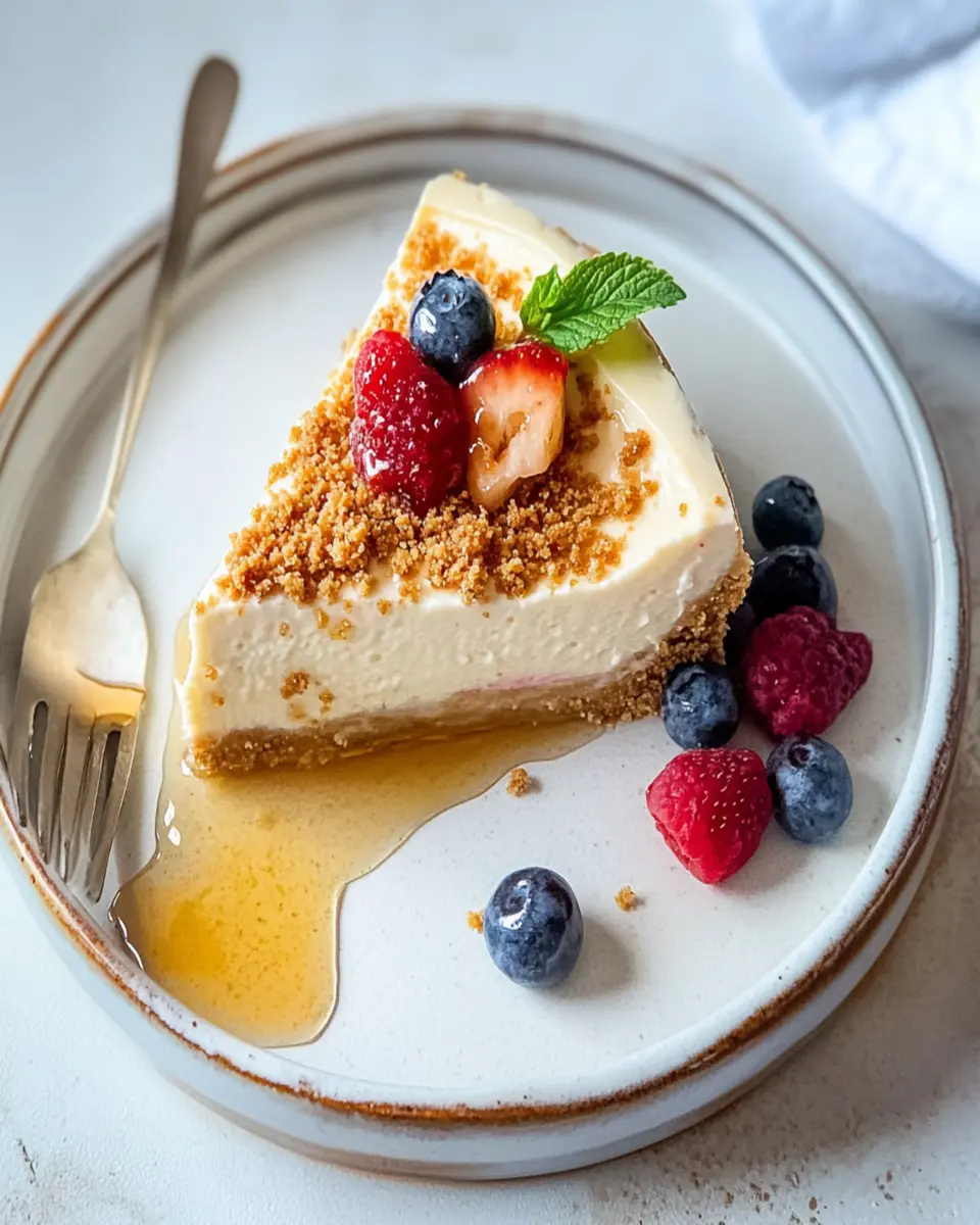 2-Ingredient Yogurt Cheesecake (Viral Recipe) First Image First Image