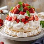 Strawberry Meringue Cake First Image First Image