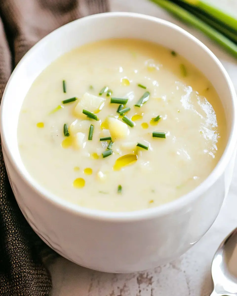 Easy Potato Leek Soup First Image First Image