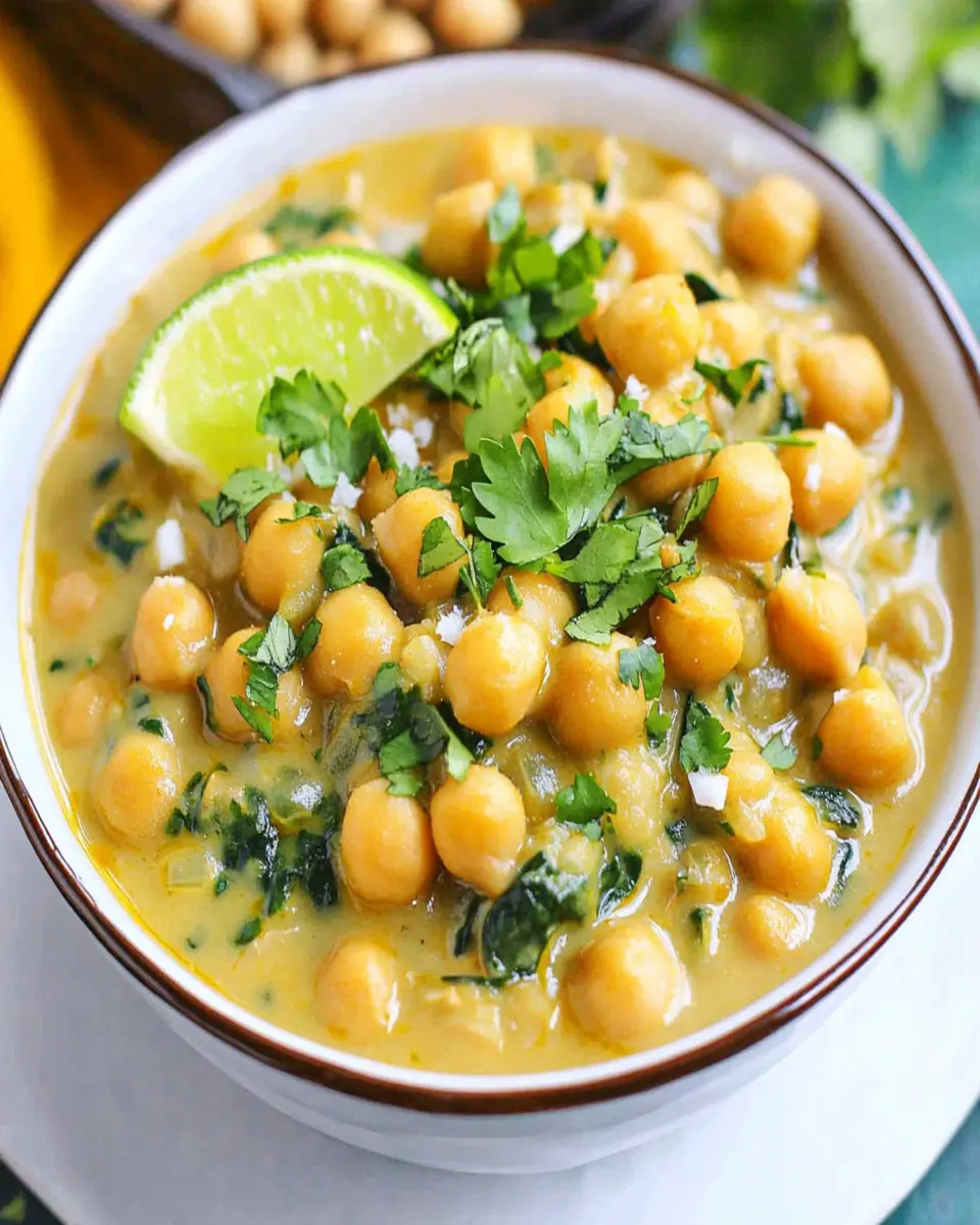 Chickpea Curry For One First Image First Image