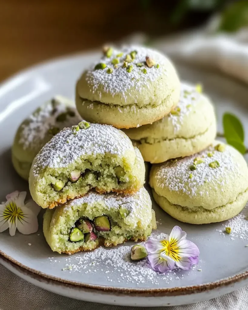 Pistachio Wedding Cookies First Image First Image