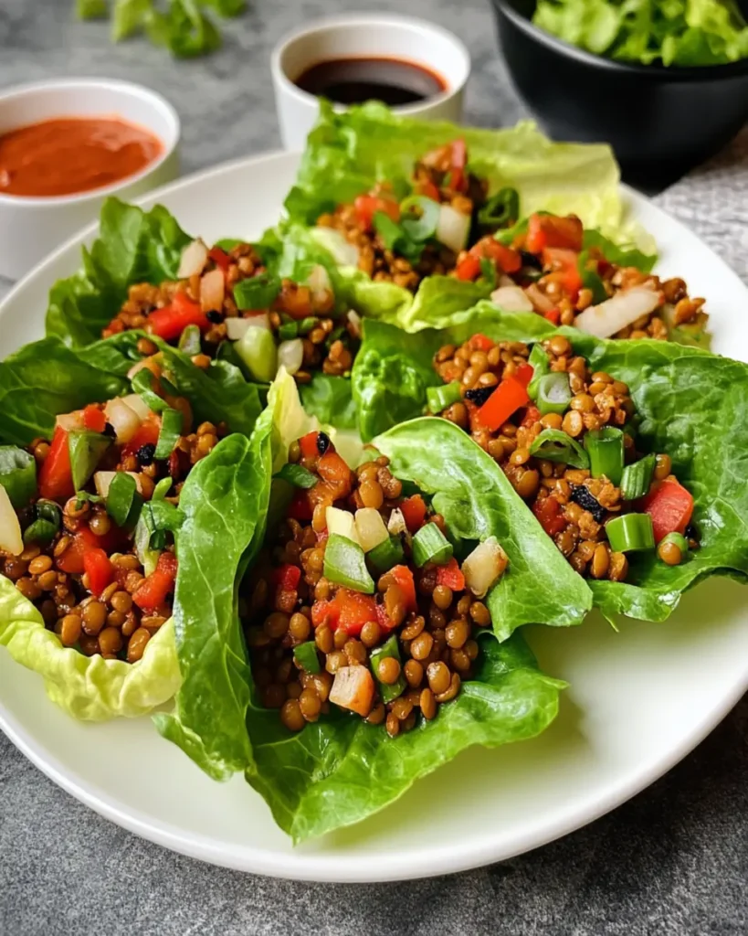 Asian Lentil Lettuce Wraps First Image First Image