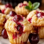 Cherry Cobbler Muffins First Image First Image
