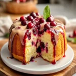 Cranberry Cream Cheese Pound Cake First Image First Image