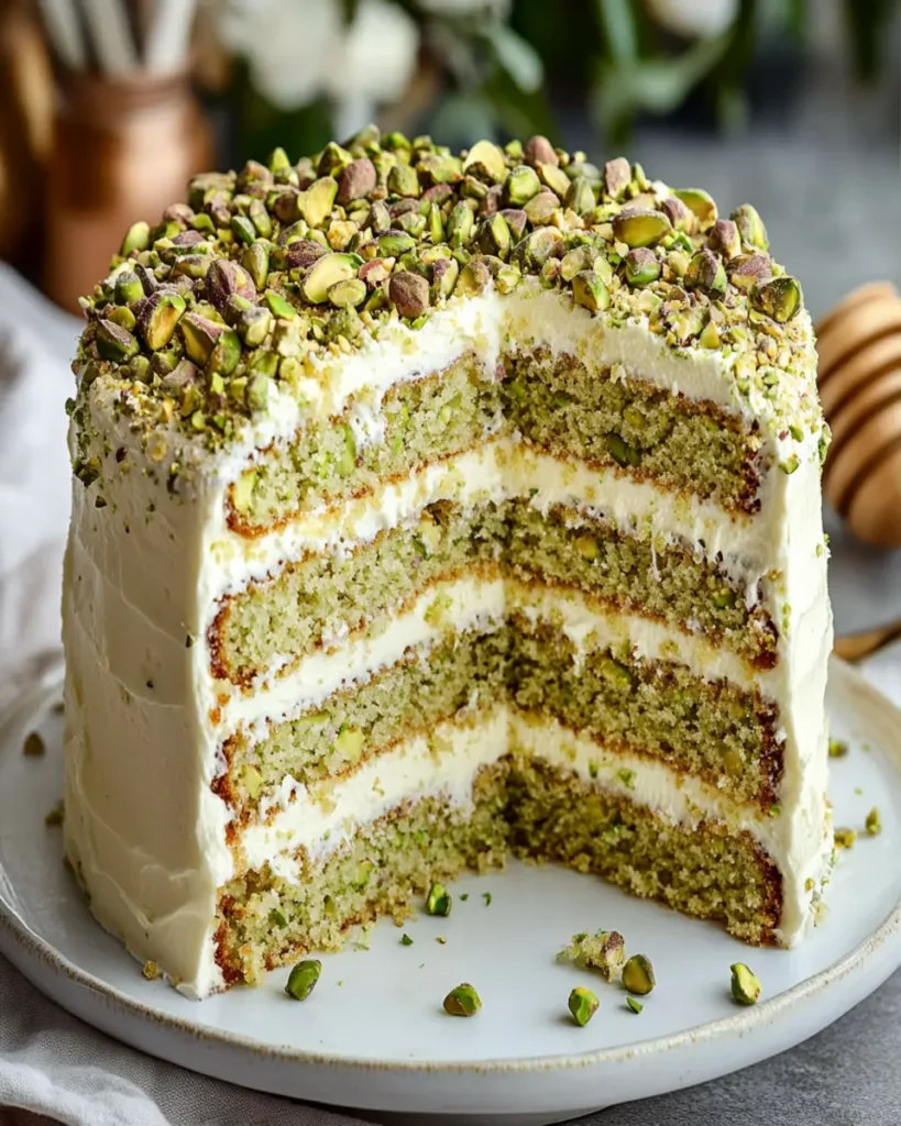 Pistachio Mascarpone Layer Cake First Image First Image