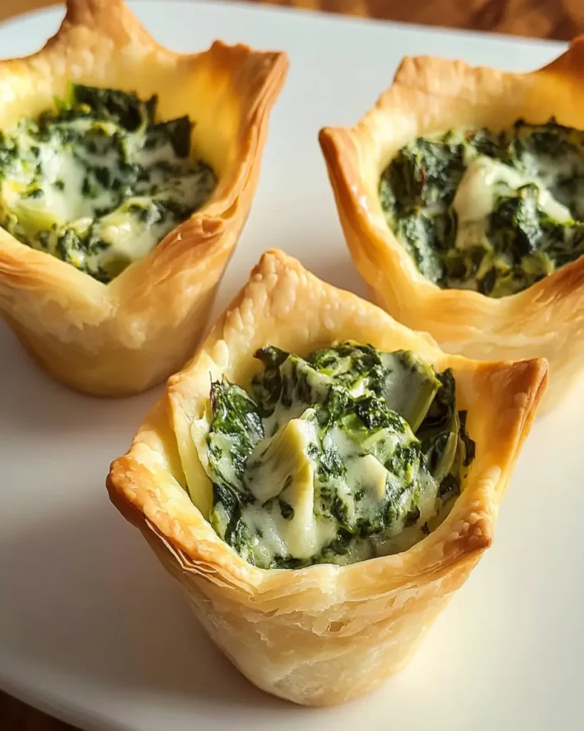 Spinach and Artichoke Dip Cups First Image First Image