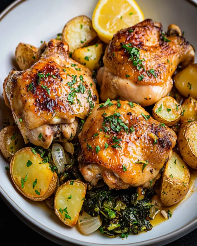 Lemon Shallot Chicken First Image First Image