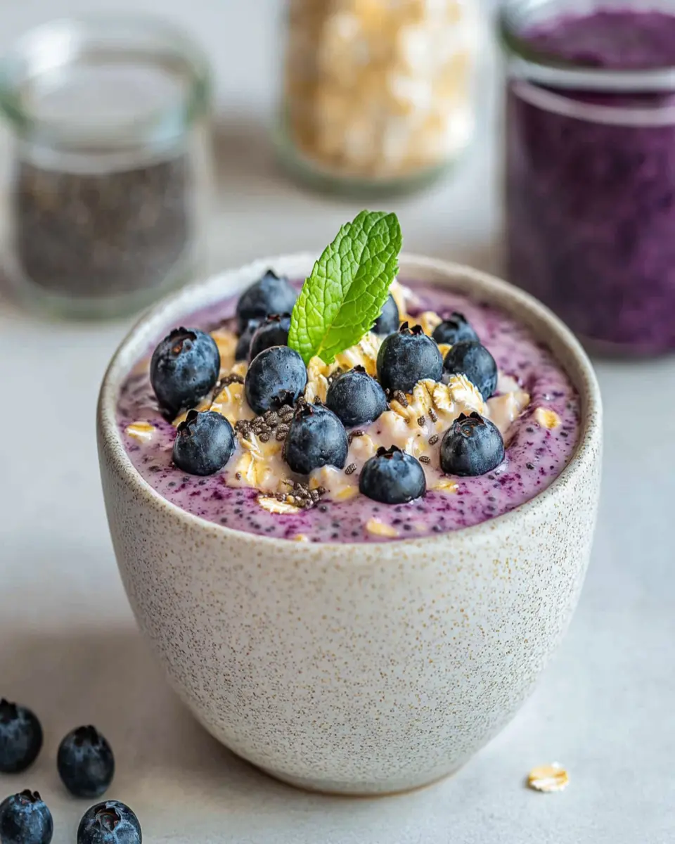 Blueberry Overnight Oats First Image First Image
